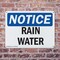 Signmission Rain Water, 24 in W x Rectangle, Plastic OS-2PACK-NS-P-1824-L-17975 - alternate 3